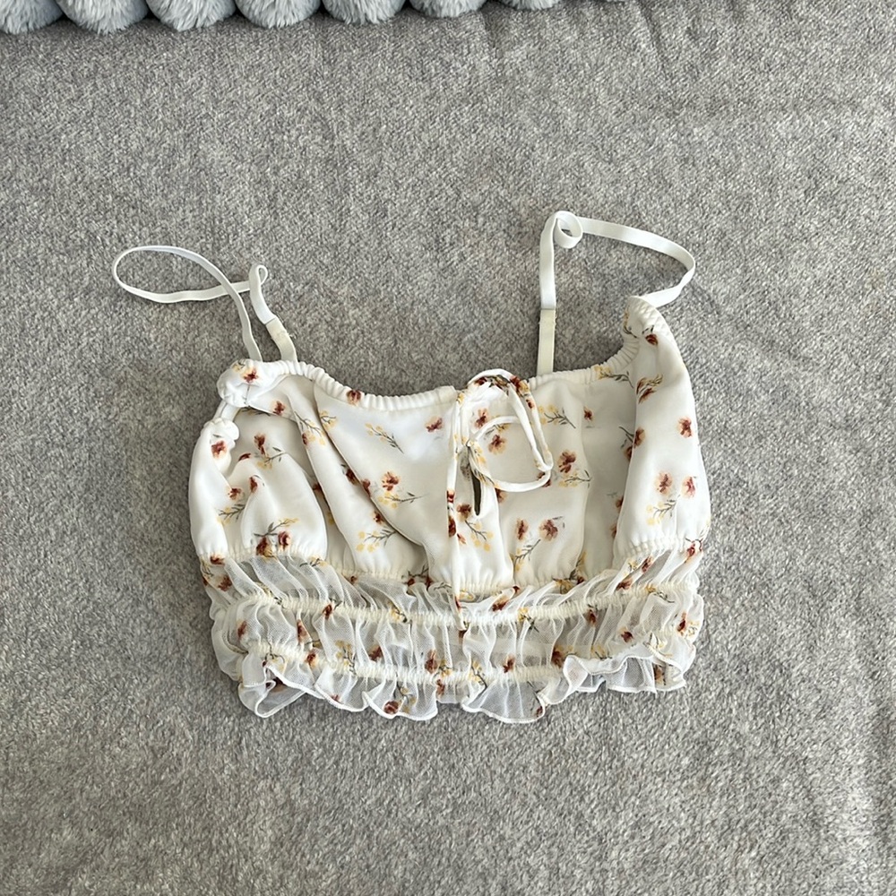 Flower crop top